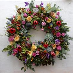 FRESH Festive Door Wreath