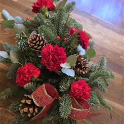 Grave Christmas spray