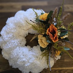 Artificial small massed wreath 