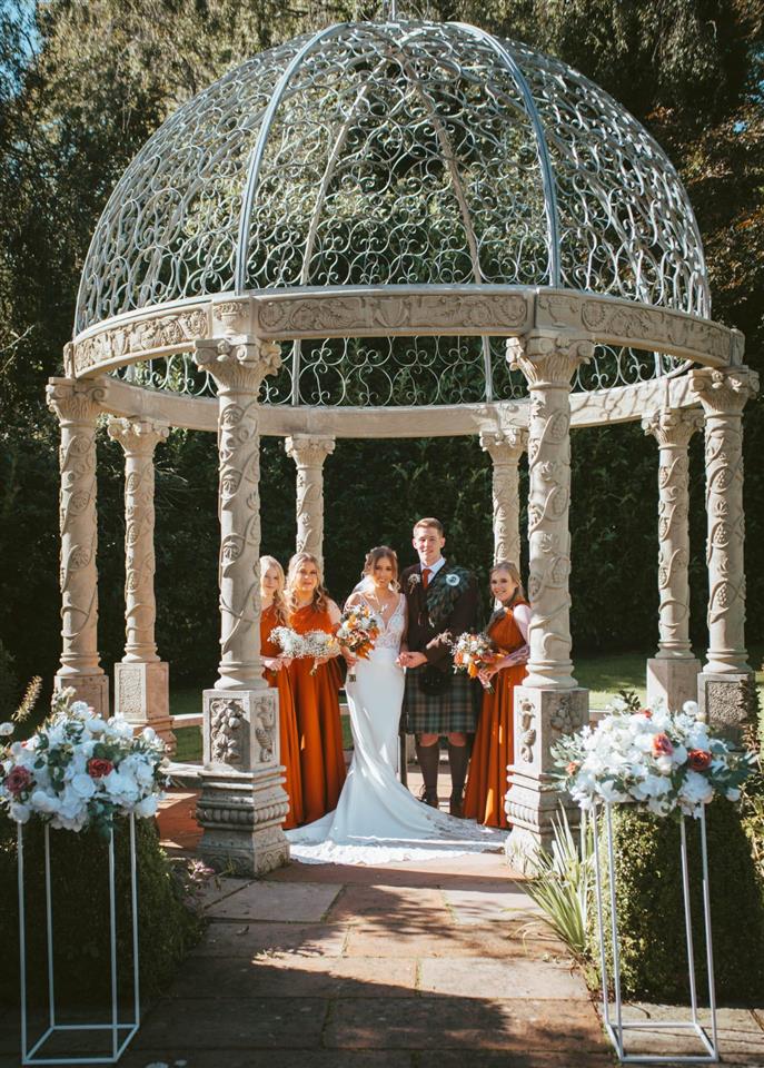 Church flower decoration by Flowers by Joan