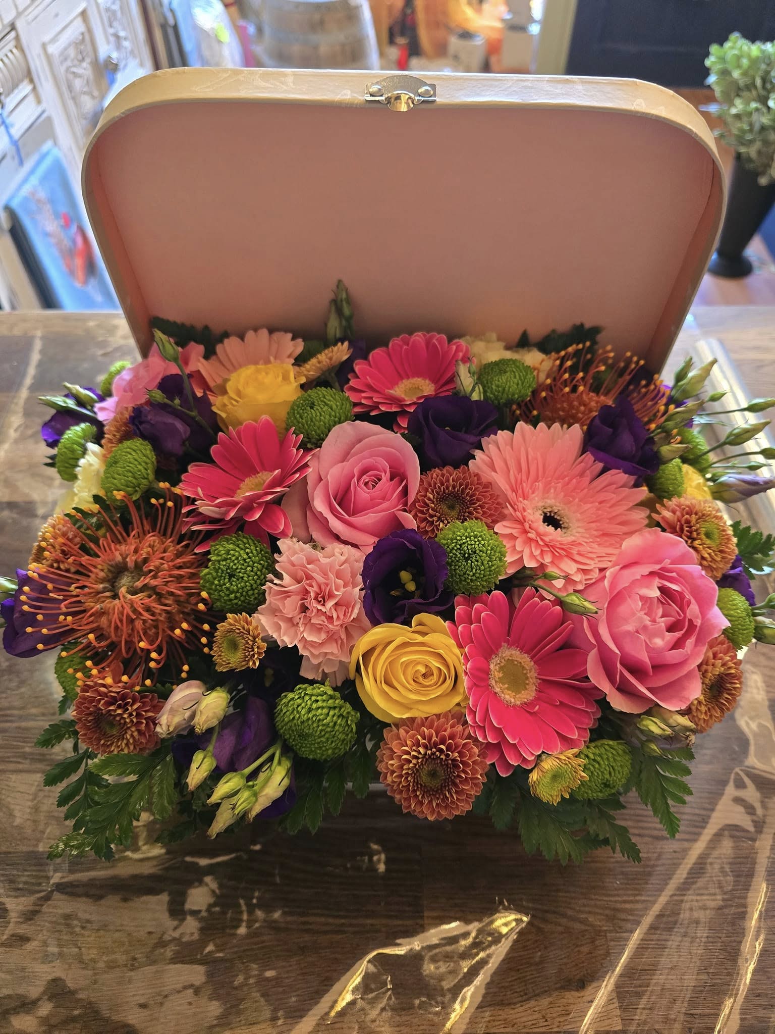 New Baby bouquet by Flowers by Joan