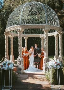 Church flower decoration by Flowers by Joan